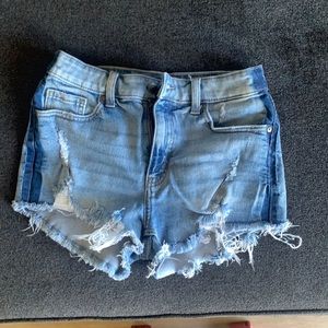 fashion nova blue jean short